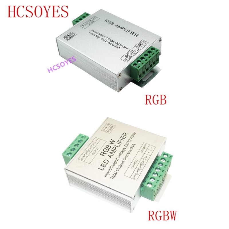 LED RGBW/RGB , dc 12 - 24V 24a, 4 ä , RGB..